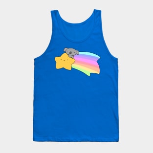 Rainbow Shooting Star Koala Tank Top